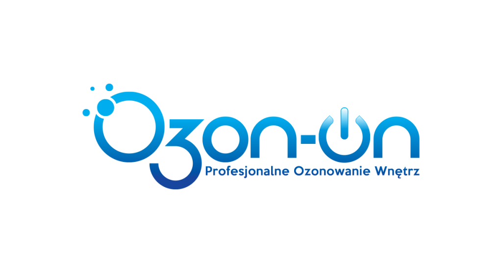 Logo firmy Ozon-on, firma zajmująca się ozonowaniem w Szczecinie i okolicach. Zachęca do skorzystania z oferty ozonowania firmy.